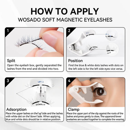 NO.12+ Iris Black Plus Soft Magnetic Eyelashes